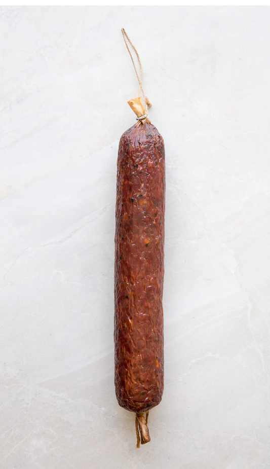 Cured- Venison Salami