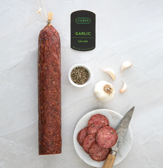 Cured- Garlic Salami