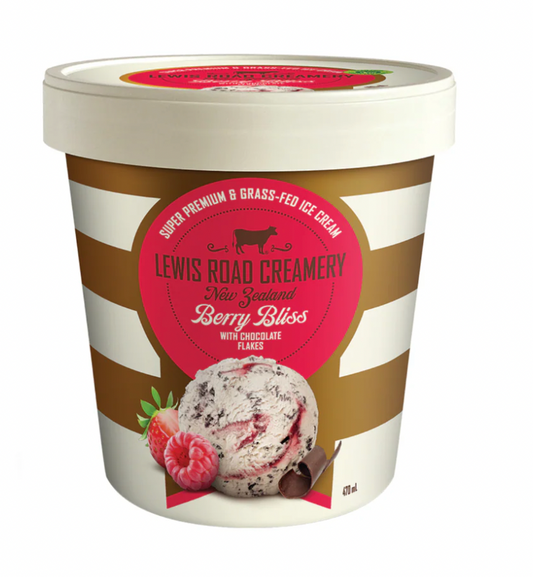 Lewis Road- Berry Bliss Ice Cream - 470ml