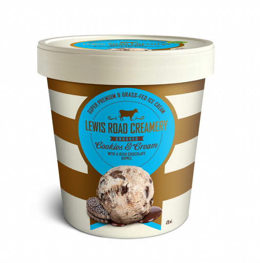 Lewis Road- Cookie and Cream Ice Cream - 470ml