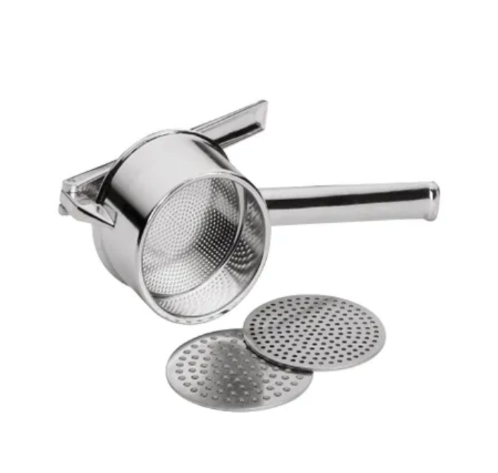 Zito - Potato Ricer - 2 Inserts - Stainless Steel.