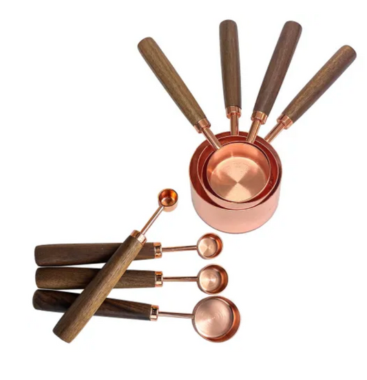 Zito - Copper Measuring Cups and Spoons - 8p
