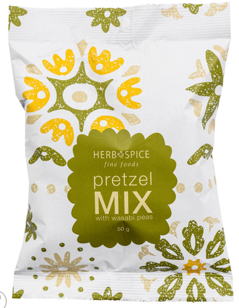 Herb & Spice- Pretzel & Wasabi Peas Mix