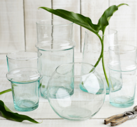 Beldi Bok Vase (Clear) - 20CM