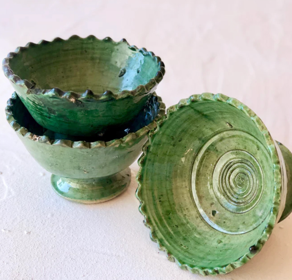 Tamegroute (Green) Bowl - 12CM