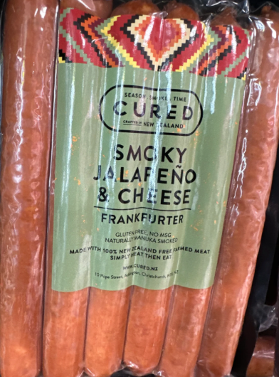 Cured - Jalapeño & Cheese  Frankfurter (6PK)