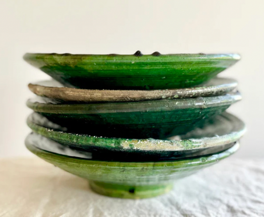 Tamegroute - Green Plate - 20cm