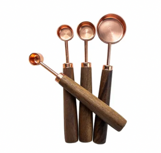 Zito - Copper Measuring Spoons - 4PC