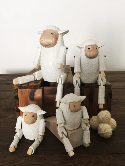 Sheryl the Sheep Dangling Legs  - Large