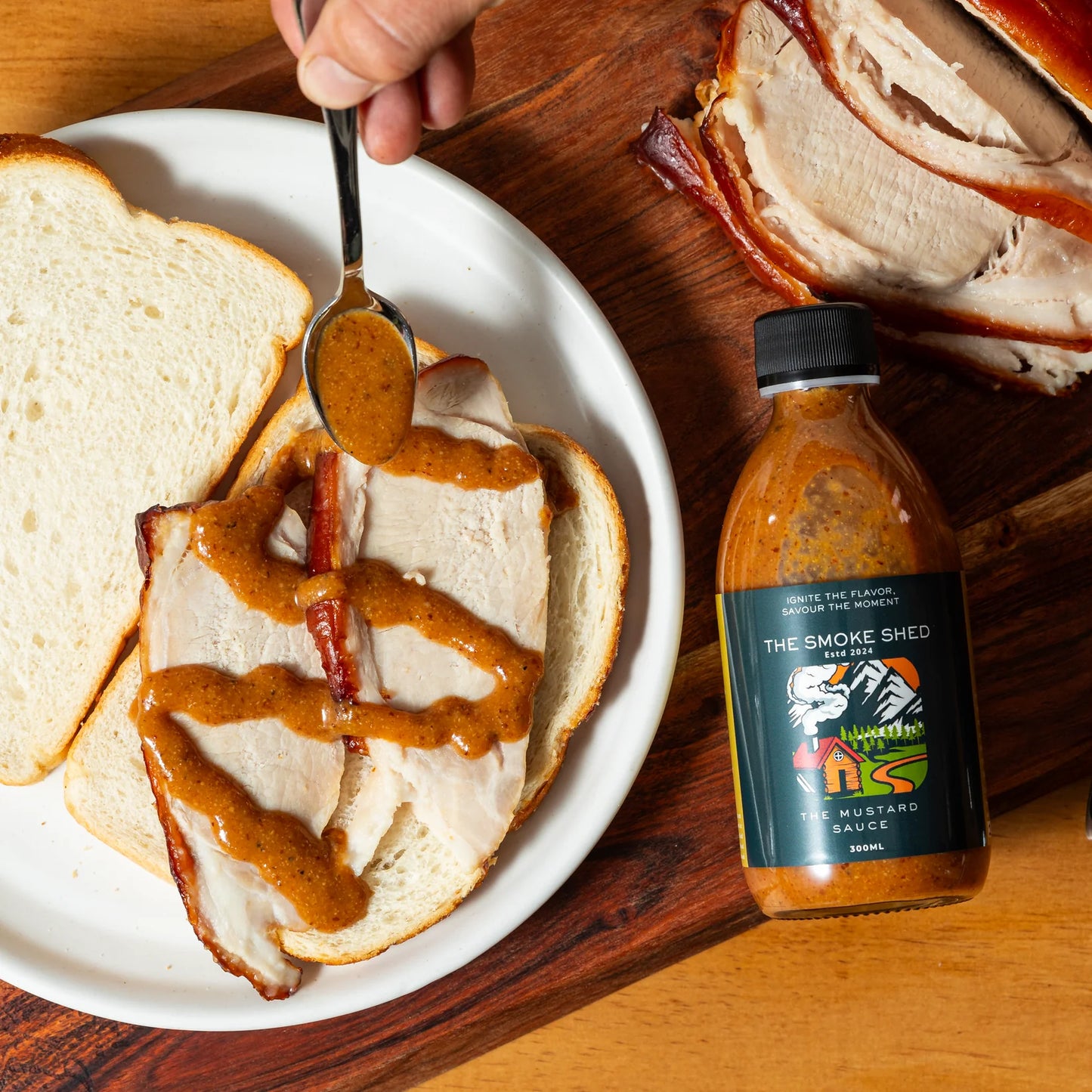 The Smoke Shed - The Hot Mustard Sauce (300ml)