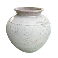 Lombok Pot Sophia White Washed (Medium) 40x40x45cm