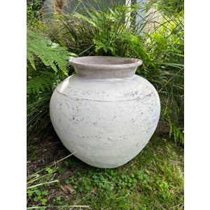 Lombok Pot Sophia White Washed (Medium) 40x40x45cm
