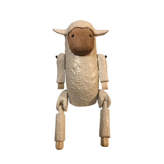 Sheryl the Sheep Dangling Legs  - Large