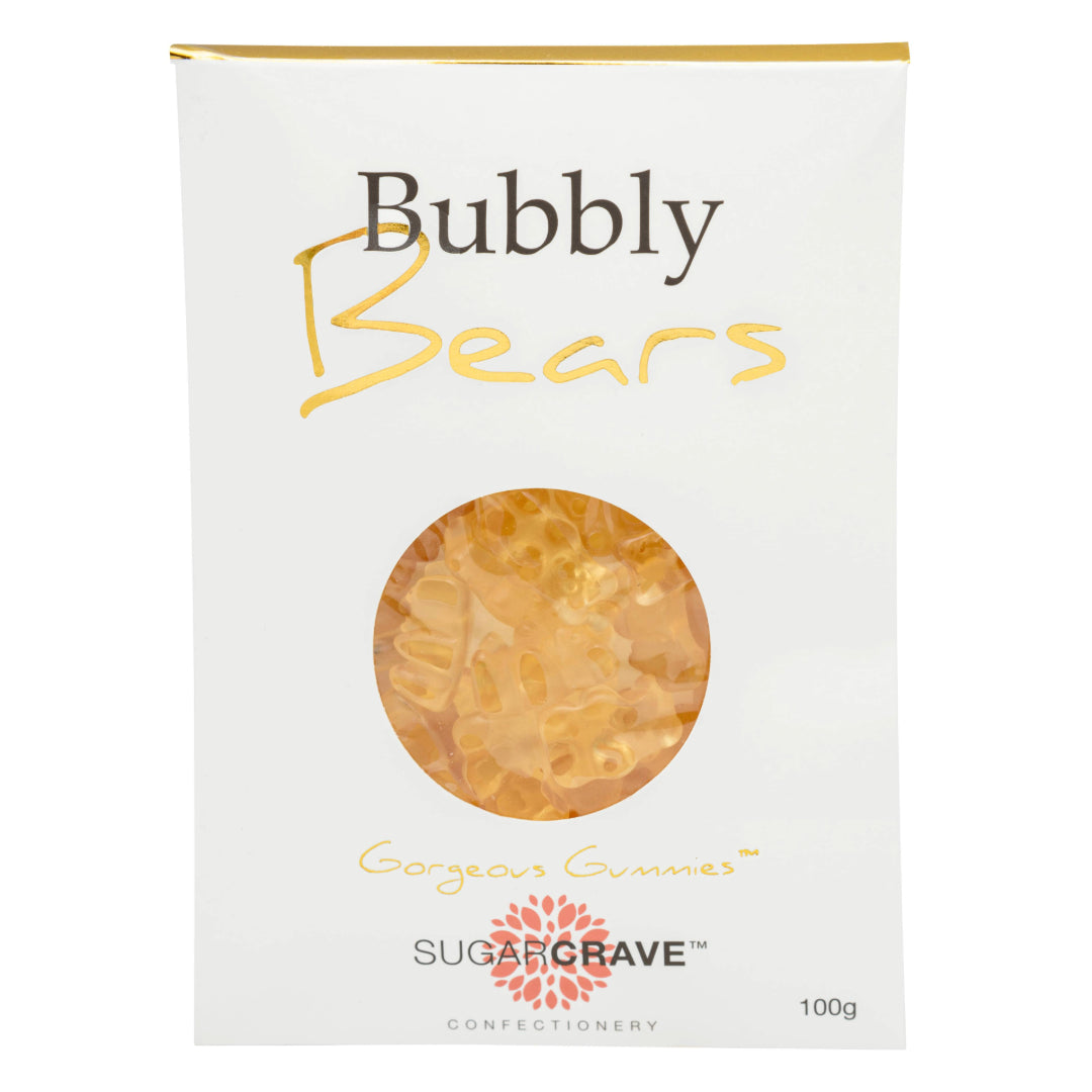 Bubbly Bears – White Pouch