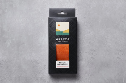 Akaroa Salmon - Hot Smoked Mānuka Salmon Portion 130g