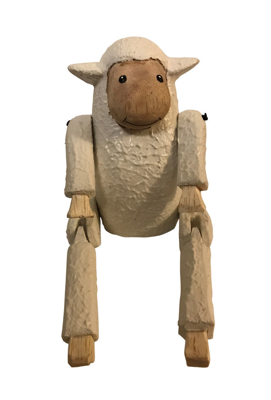 Sheryl the Sheep Dangling Legs  - Medium